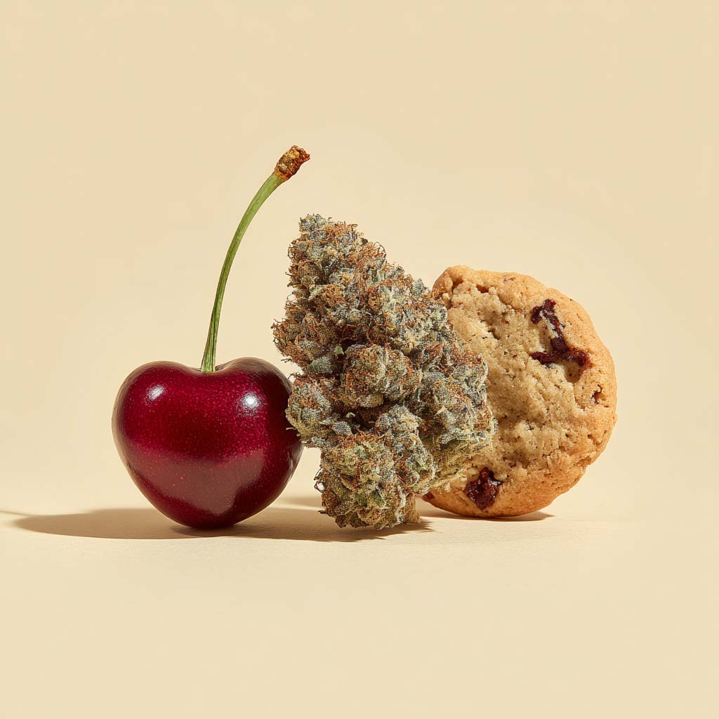Cannazen Shop Cannabis Weed Sorte Aroma Geschmack Kirsche Cherry Cookie Keks