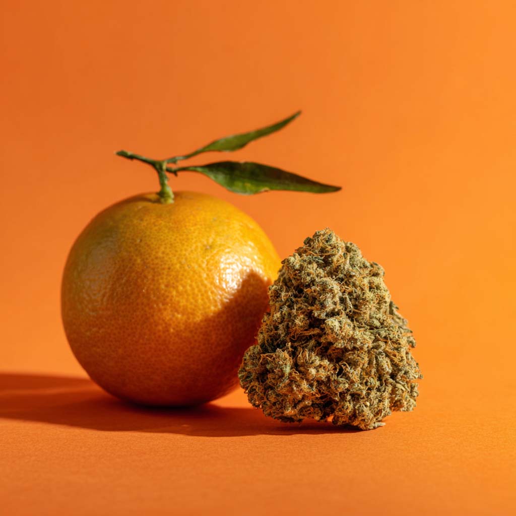 Cannazen Shop Cannabis Weed Sorte Aroma Geschmack Mandarine Zitrus Frucht Apfel