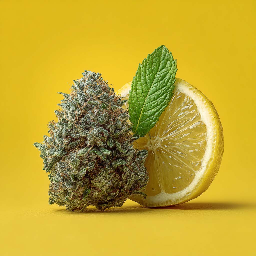 Cannazen Shop Cannabis Weed Sorte Aroma Geschmack Zitrone Lemon Minze Mint Shisha