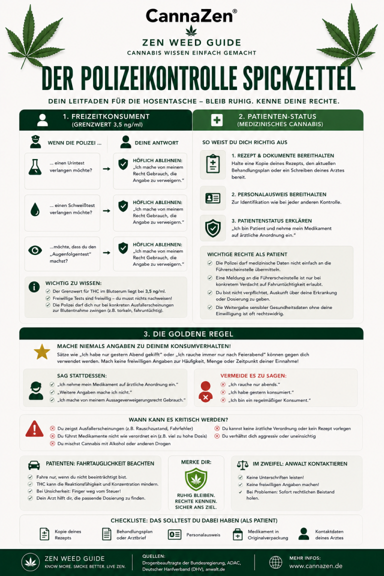 Taschenkontrolle Cannabis: Was ist erlaubt? Polizei, Security & Festival